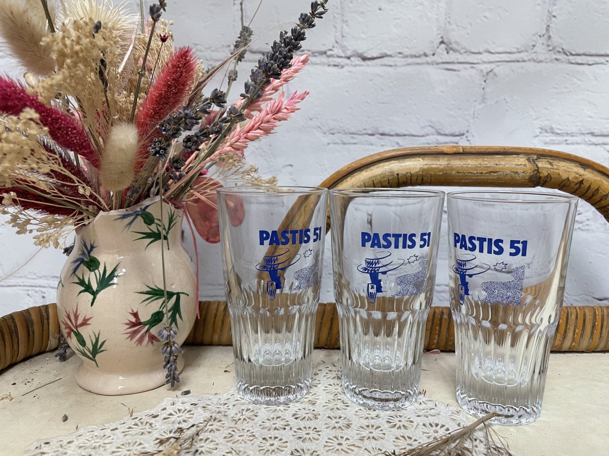 Trio verres pastis 51