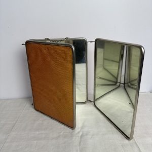 Miroir ancien triptyque vintage