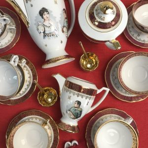 Service à café Napoléon et Joséphine