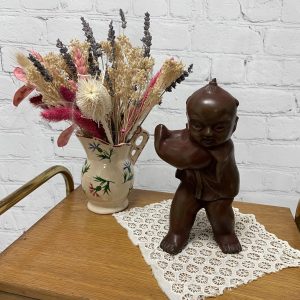 Statuette en bronze enfant chinois