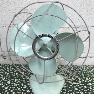 Ventilateur Calor Bivolt vert d&rsquo;eau vintage